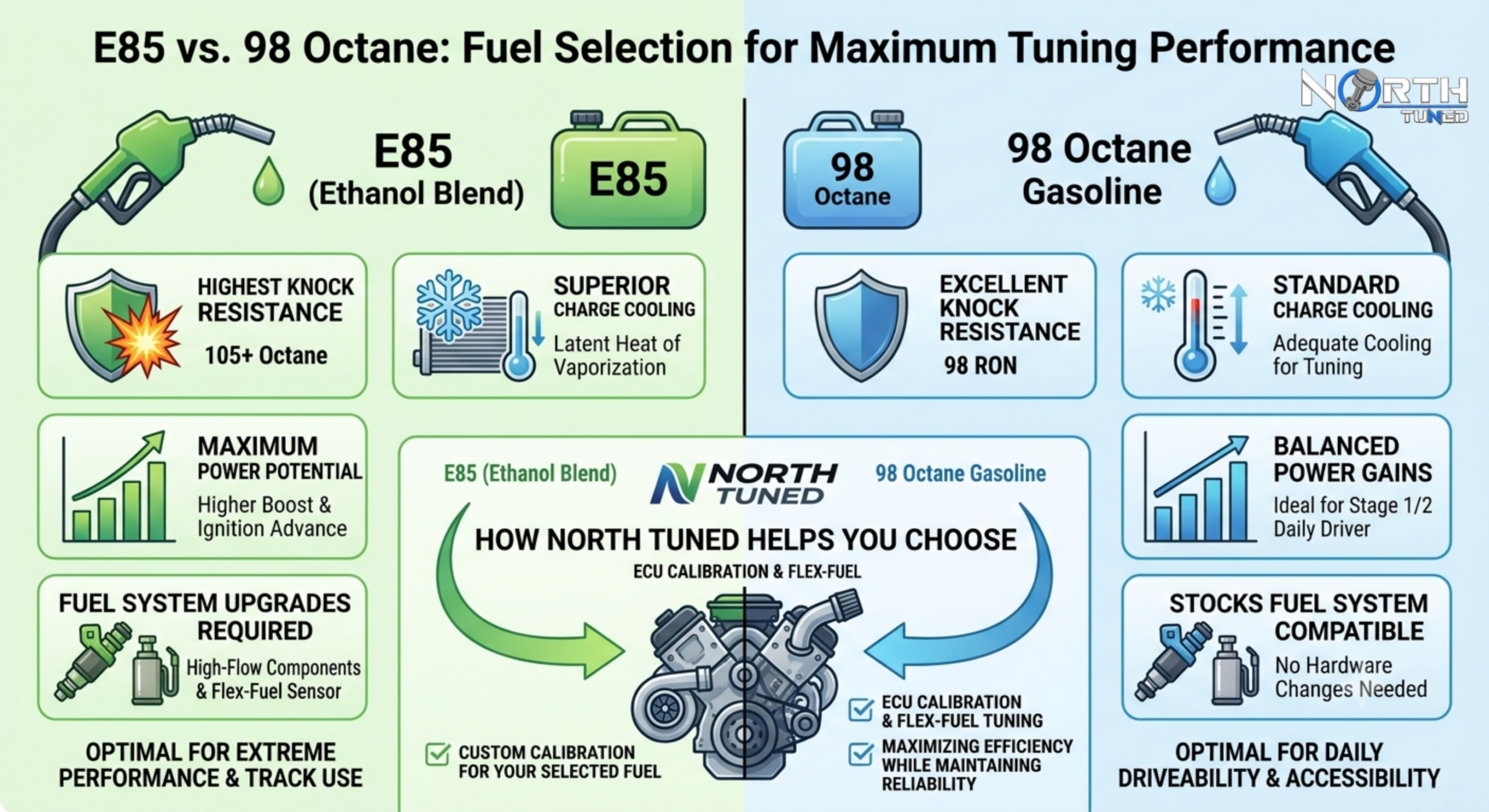 E85 vs 98 Octane: Choosing the Best Fuel for Your Performance Tune