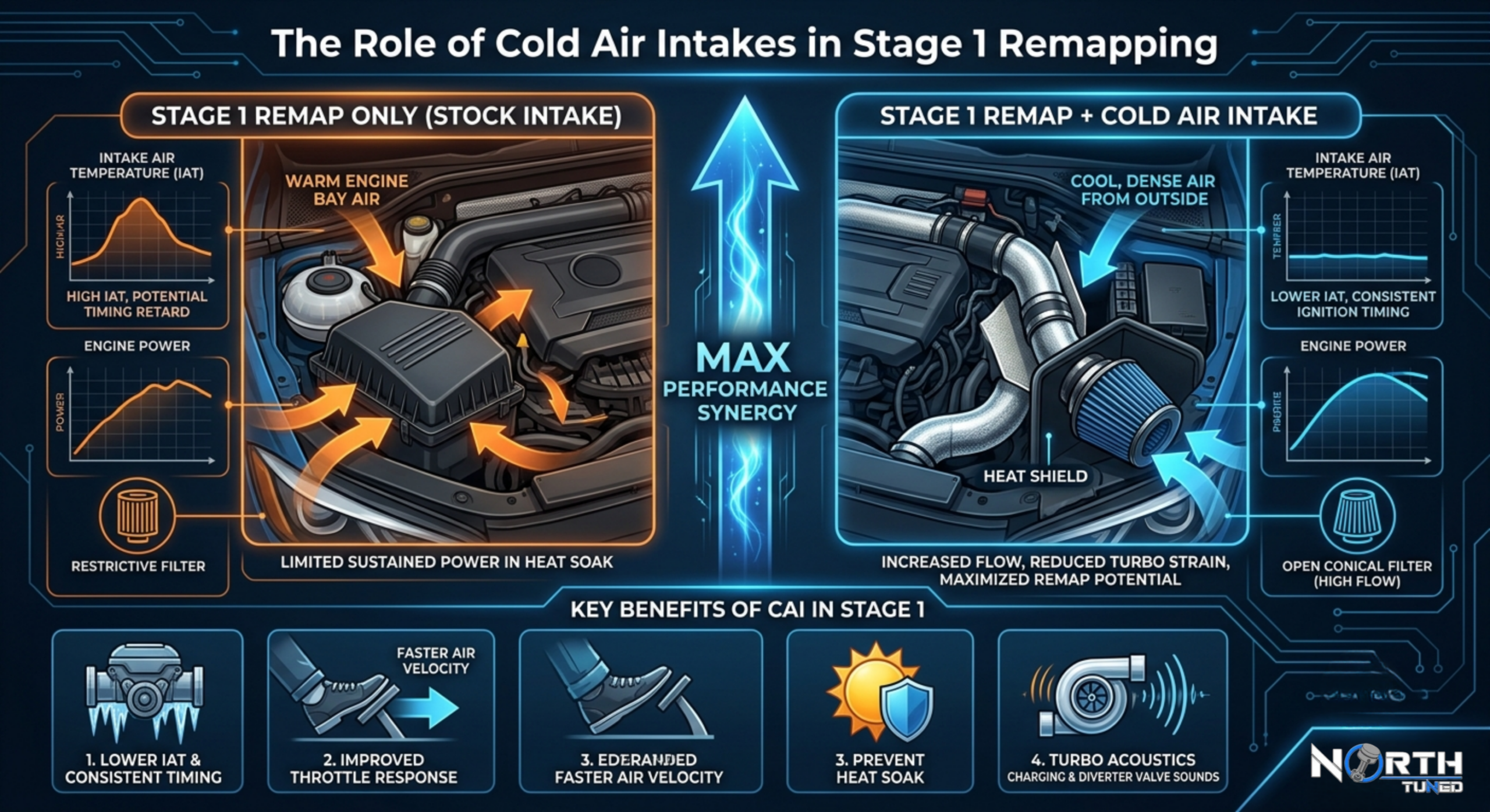 The Role of Cold Air Intakes in Stage 1 Remapping